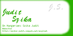 judit szika business card